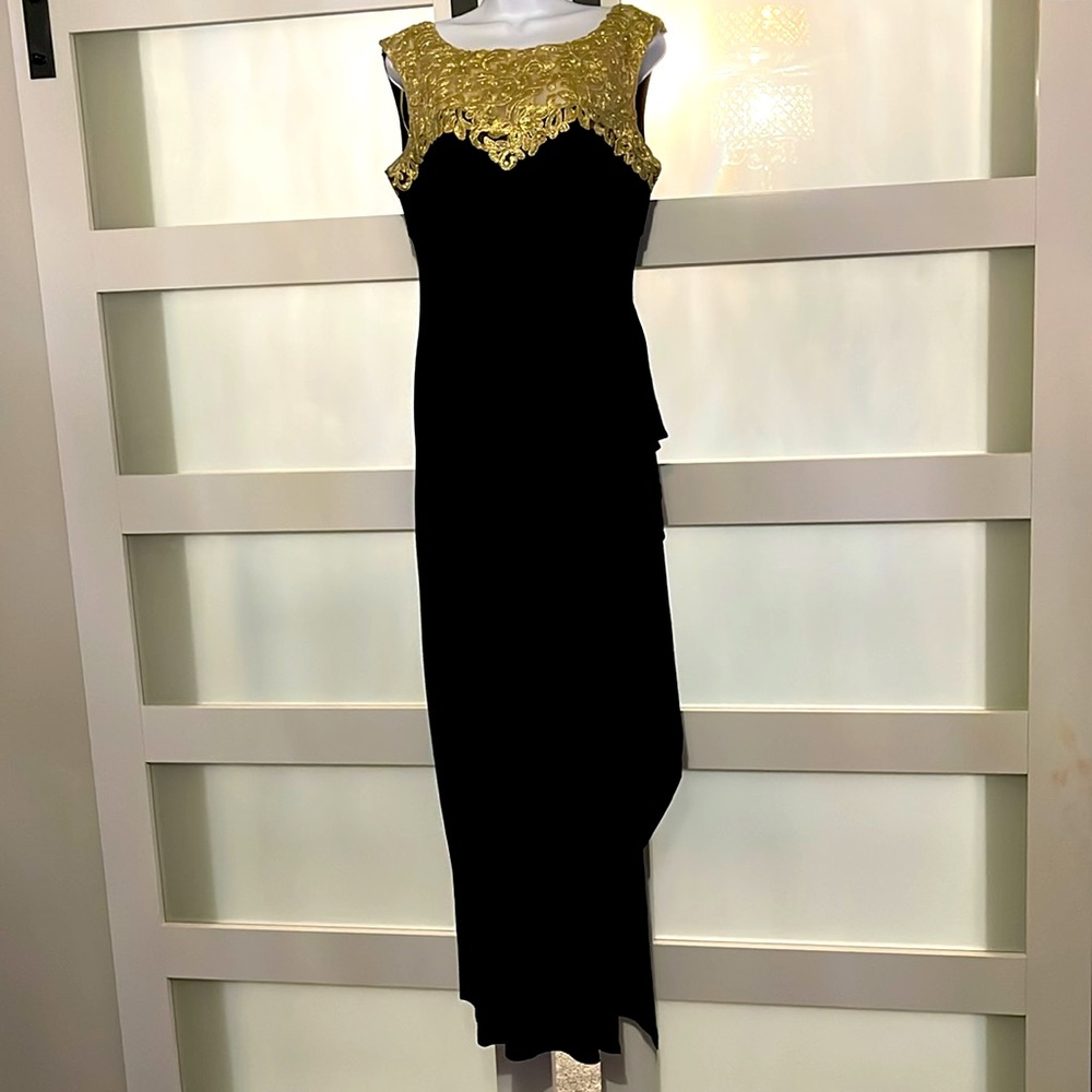 Golden Enchantment: ATELIER DANIELLE Size 12 Gown w/Dazzling Embellishments